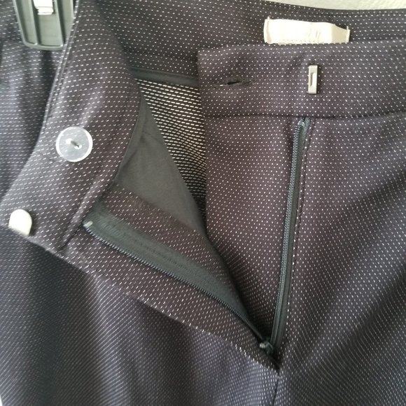 H&M Navy and White Trousers Size 8 - Picture 4 of 8